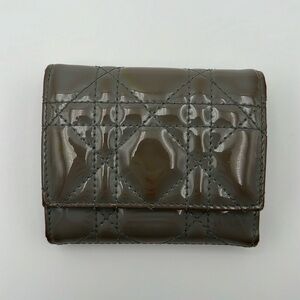 Lady Dior trifold wallet